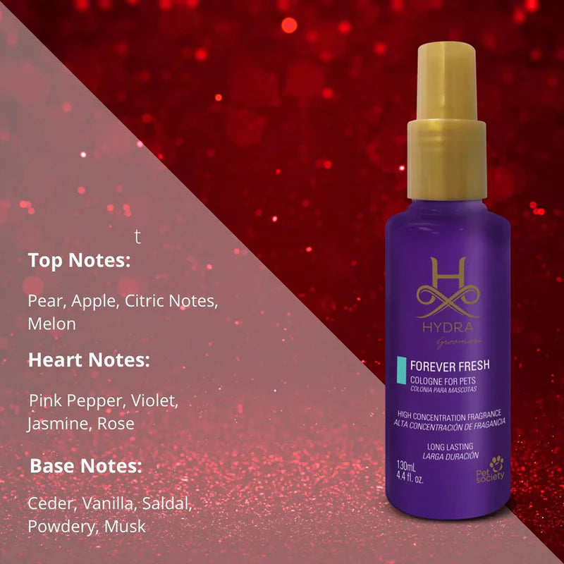 Hydra Forever Fresh Cologne for Dogs & Cats 130ml | Long-Lasting