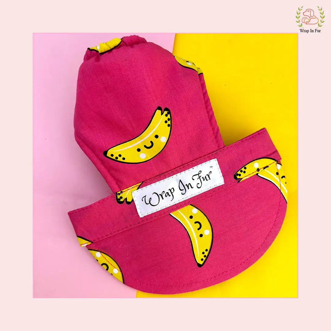 Banana Dog Cap for maltese