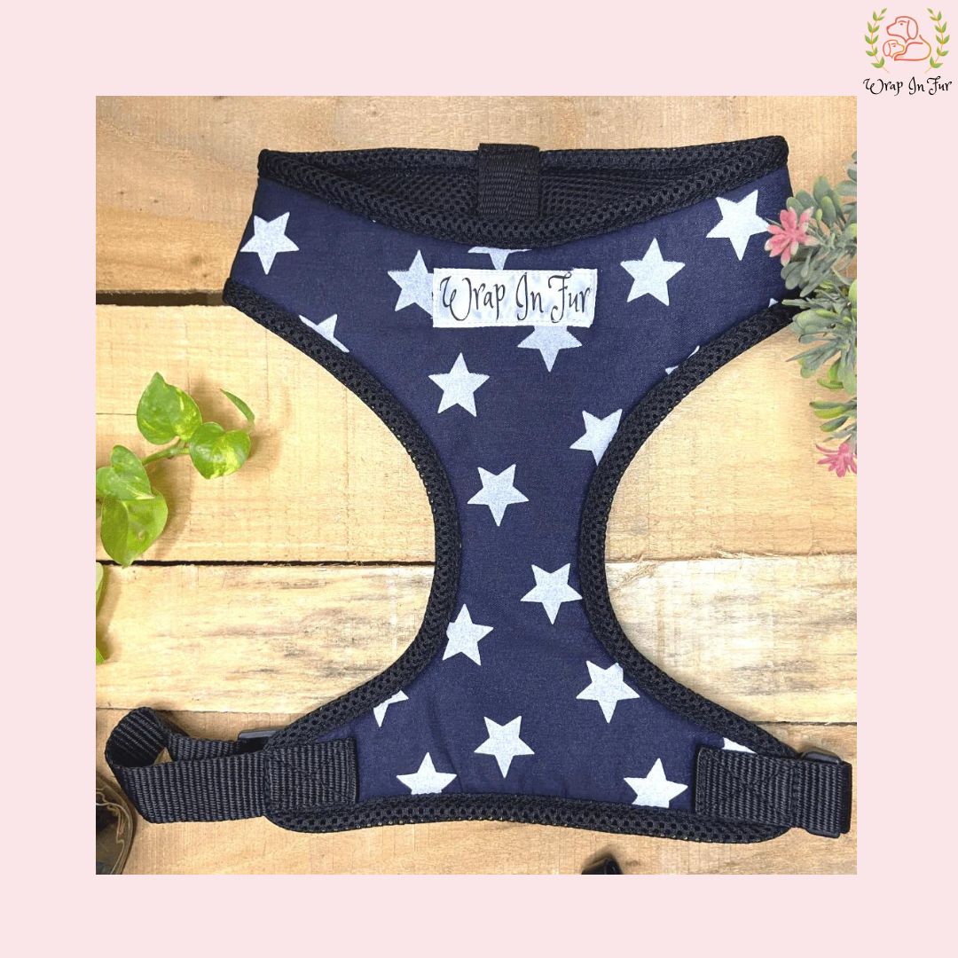 Black Reversible Dog Harness