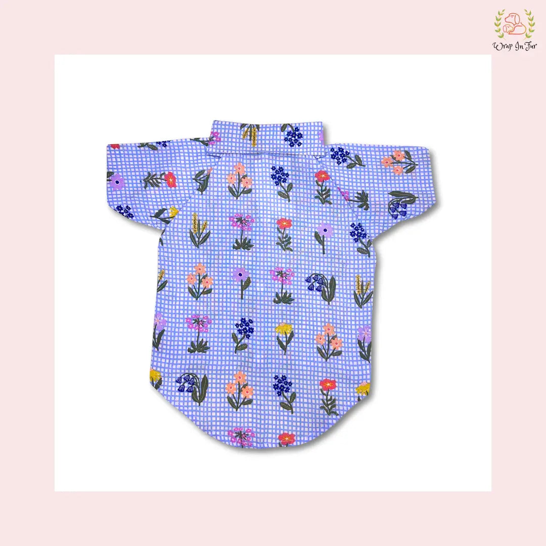 butterfly dog shirt without bow