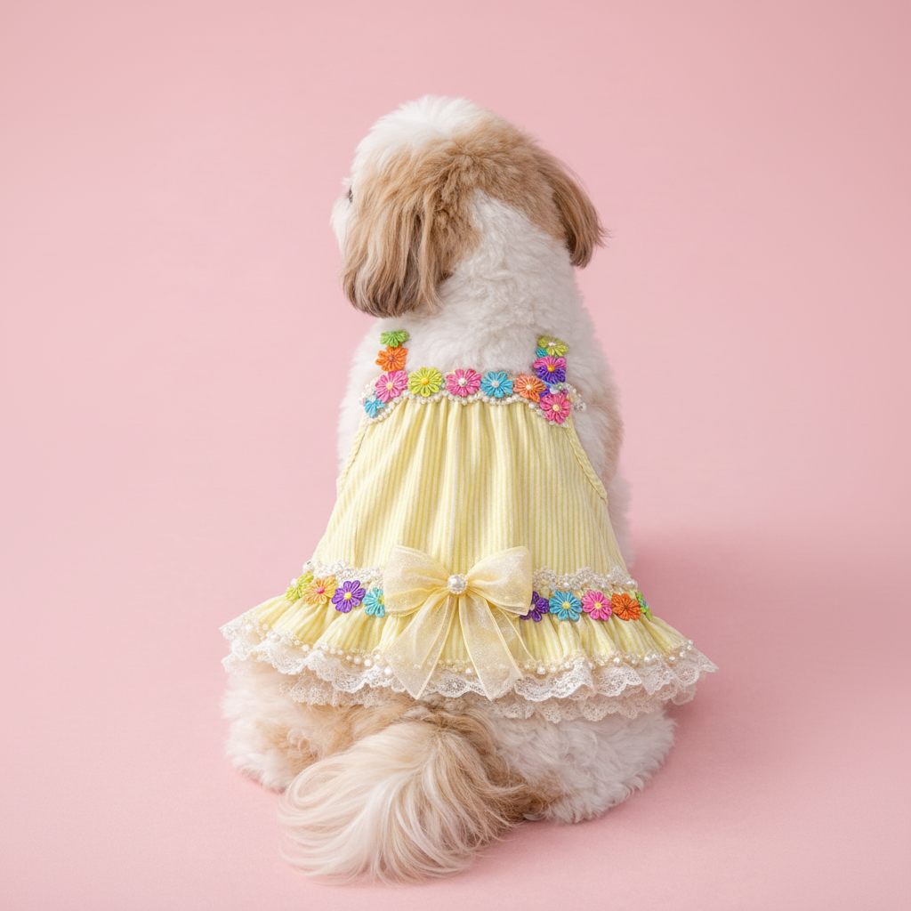Yellow Flower Frock