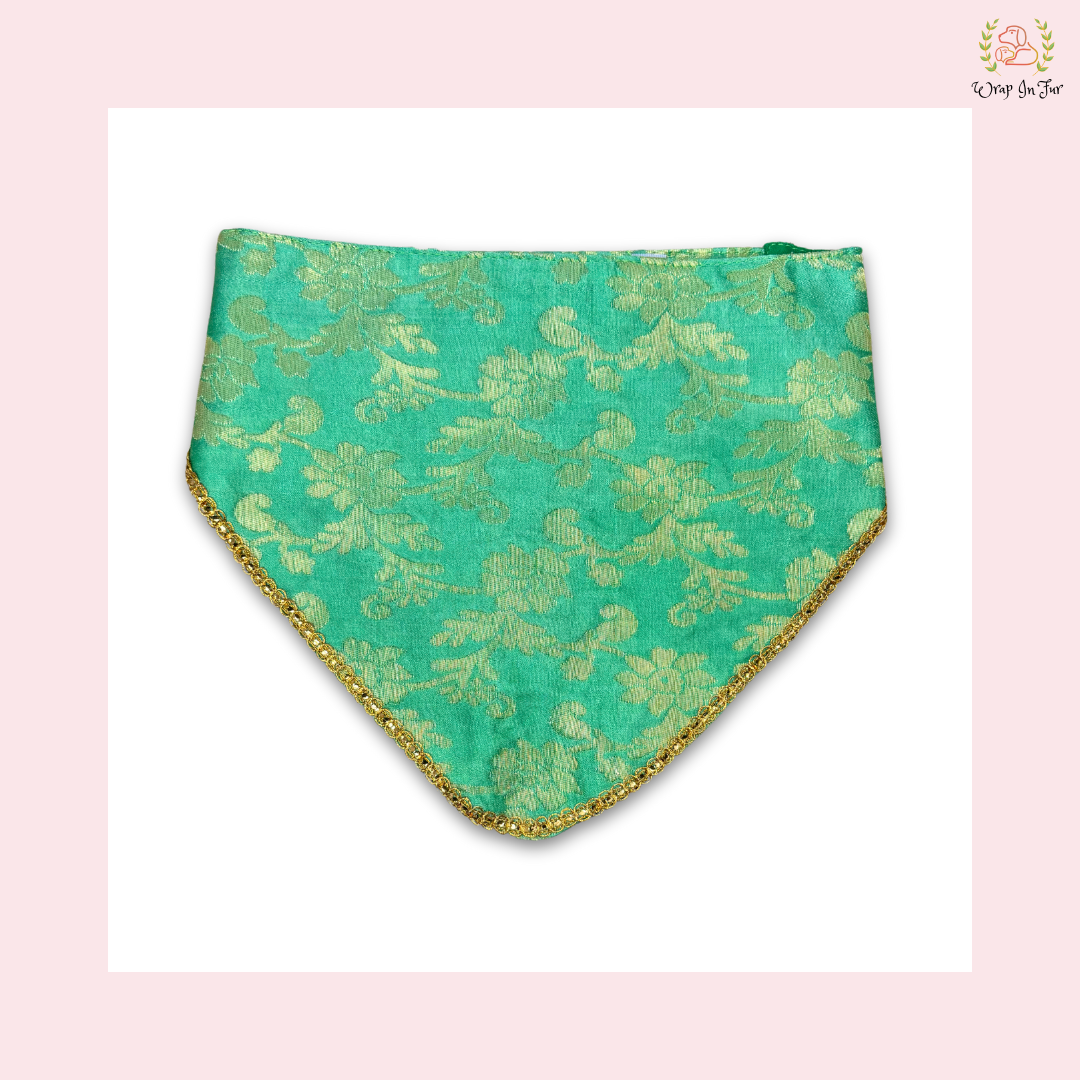Green Festive Bandana