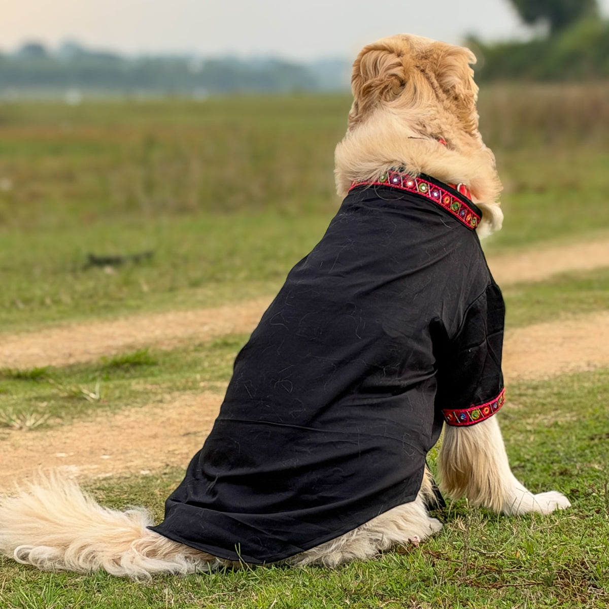Black Mirror Work Dog Kurta