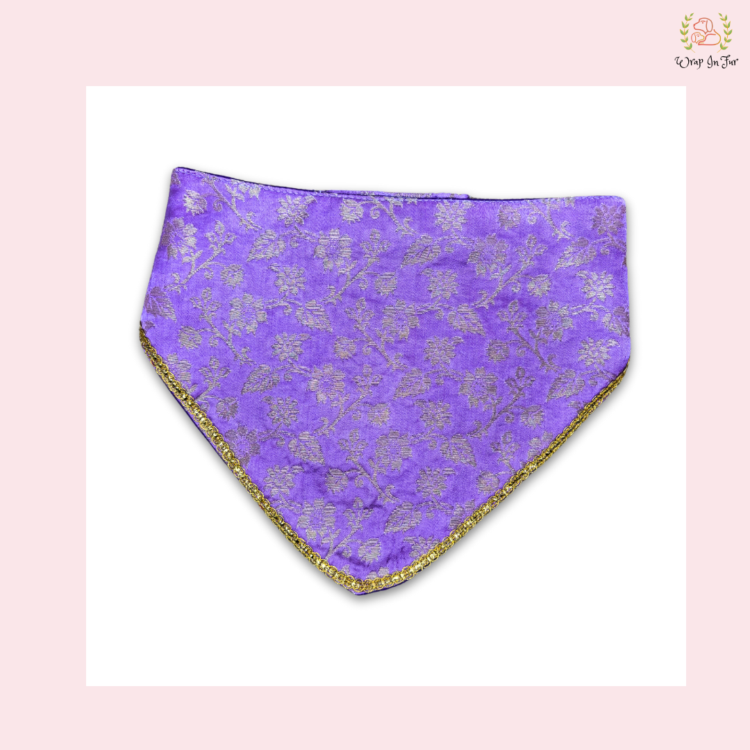 Lilac Festive Bandana