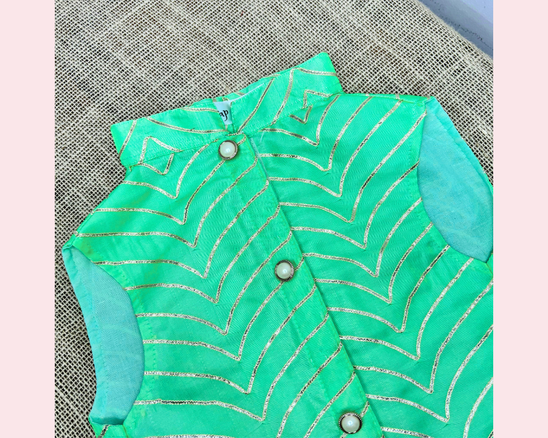 Pista Golden Dog Sherwani