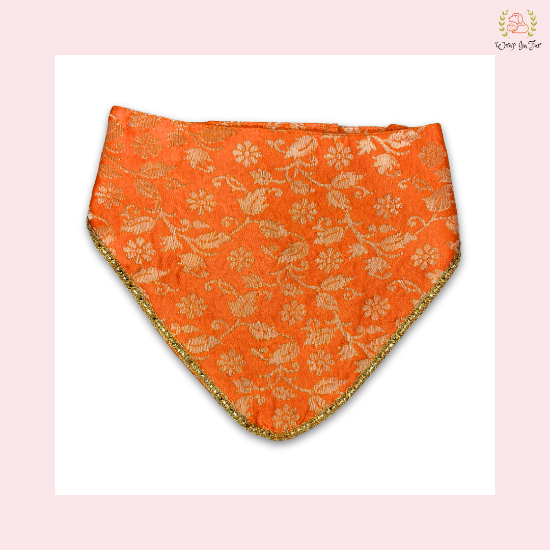Orange Festive bandana
