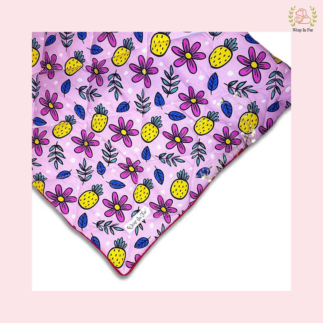 Purple Bouquet Blanket