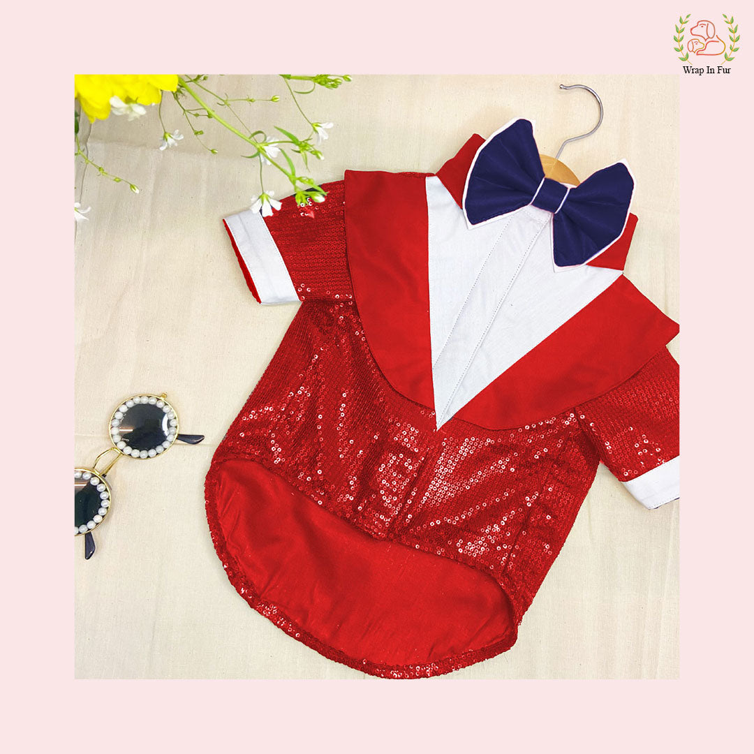 Buy Red dog tuxedo
