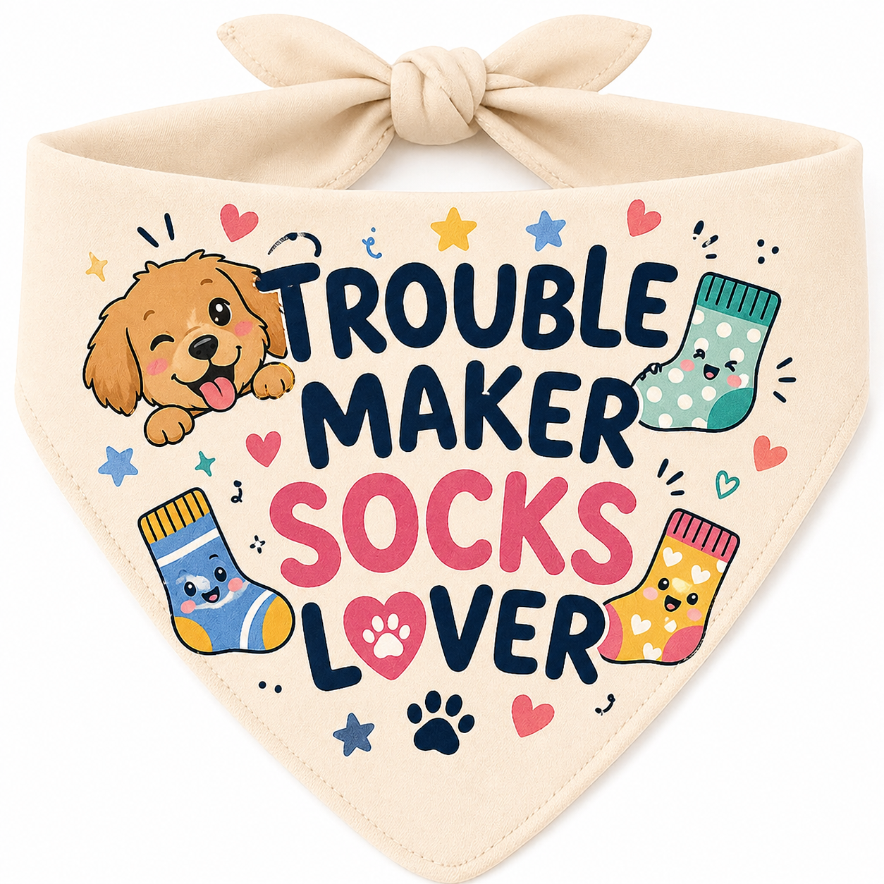 Trouble Maker Dog Bandana