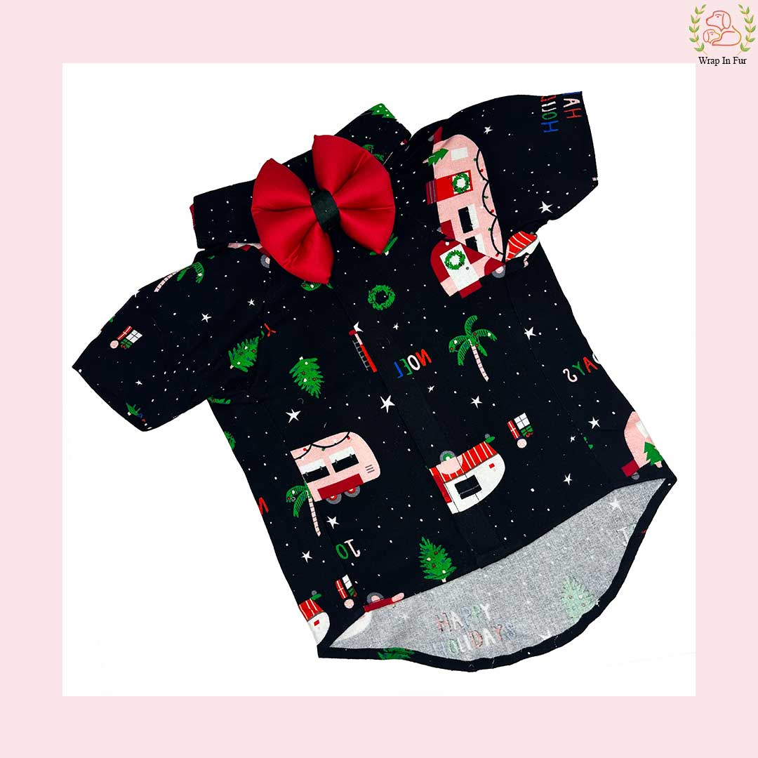 Wonderland Christmas Dress - Festive Holiday Wear for Dogs
