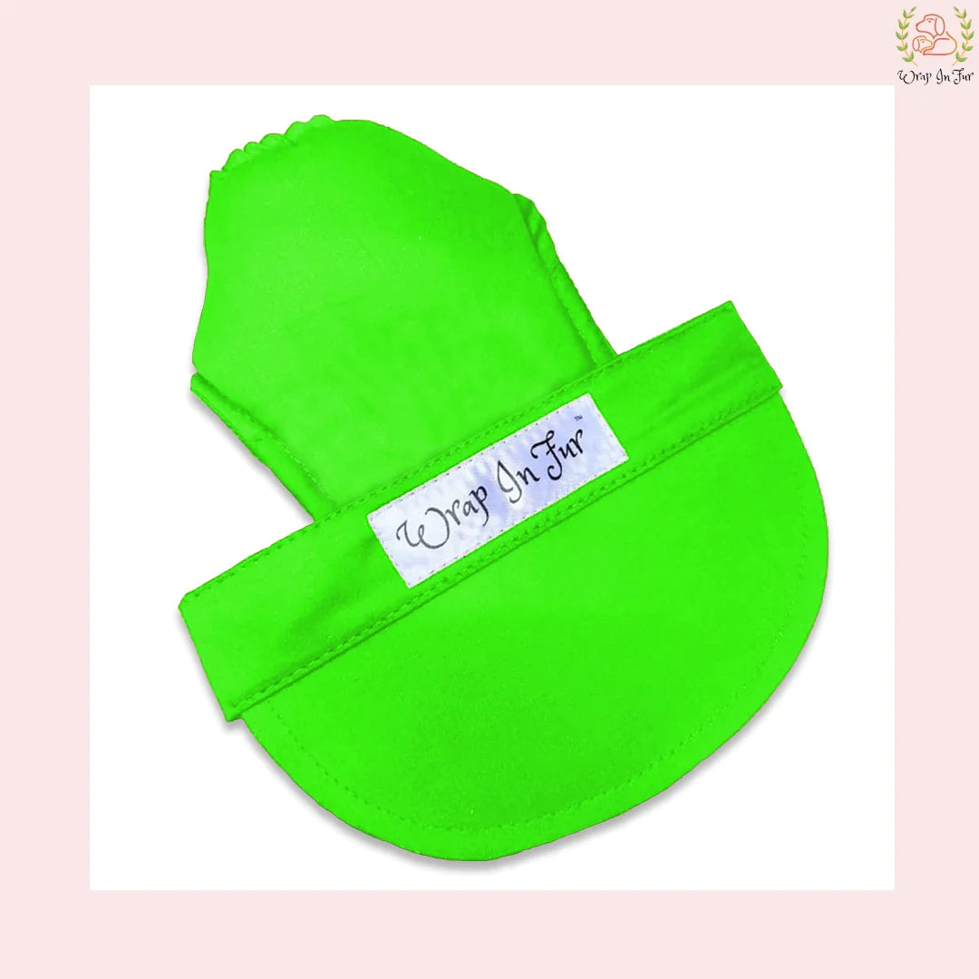 neon green dog cap