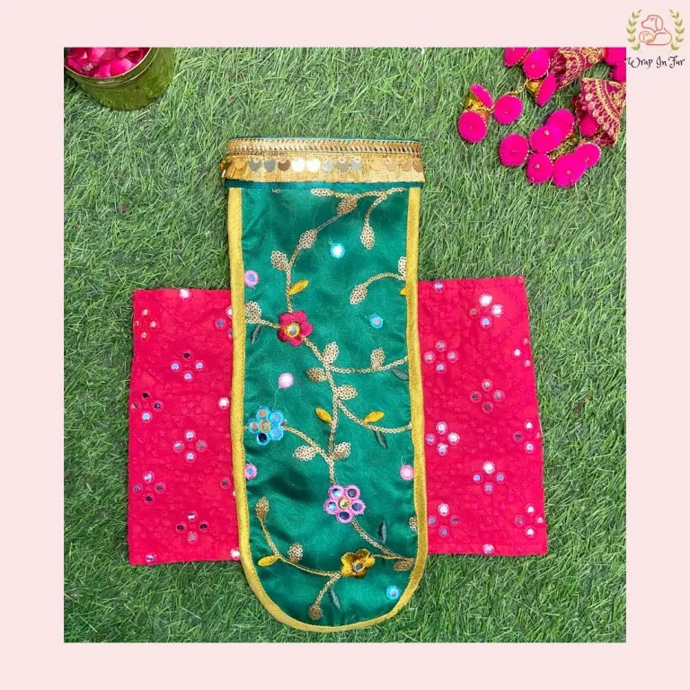 rose dog lehenga