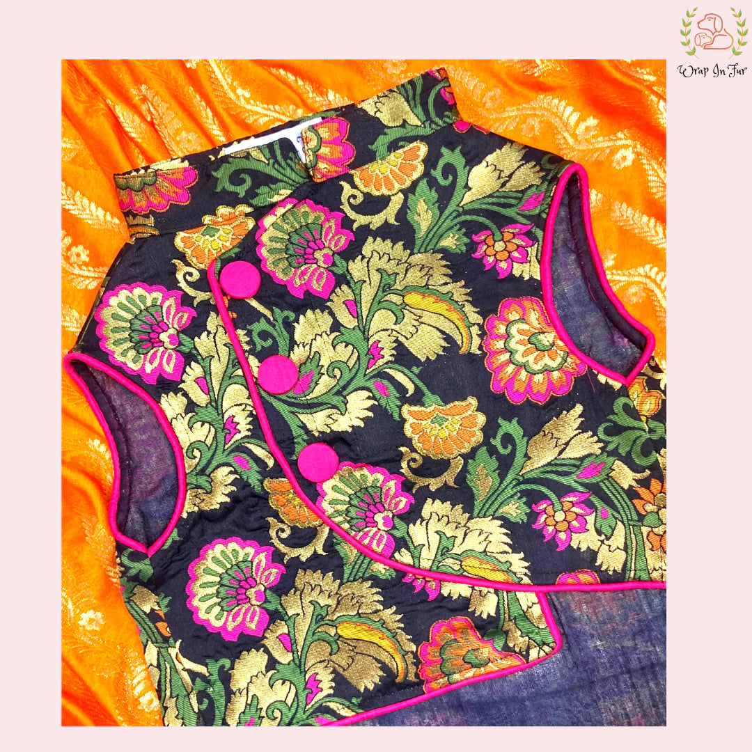 Black Flower Jacket