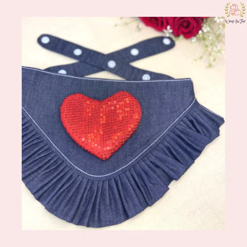 Bling Heart Bandana