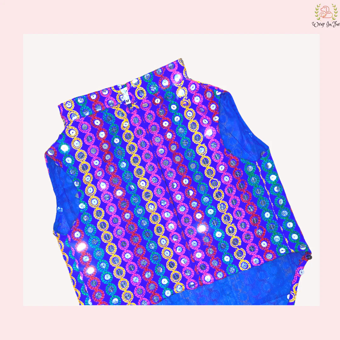 Blue Multicolor Jacket