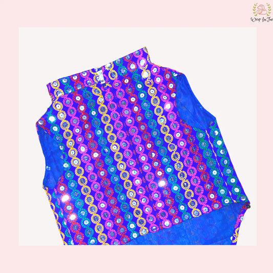 Blue Multicolor Jacket