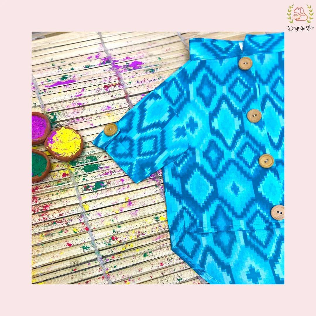 Blue Paradise Kurta