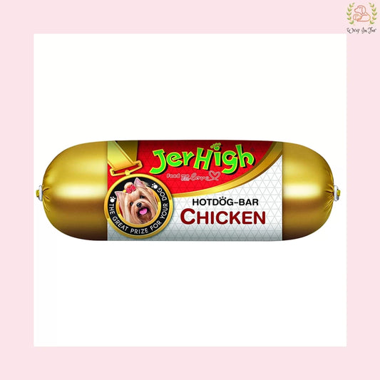 JerHigh Hotdog-Bar Dog Treat – Chicken – 150 g