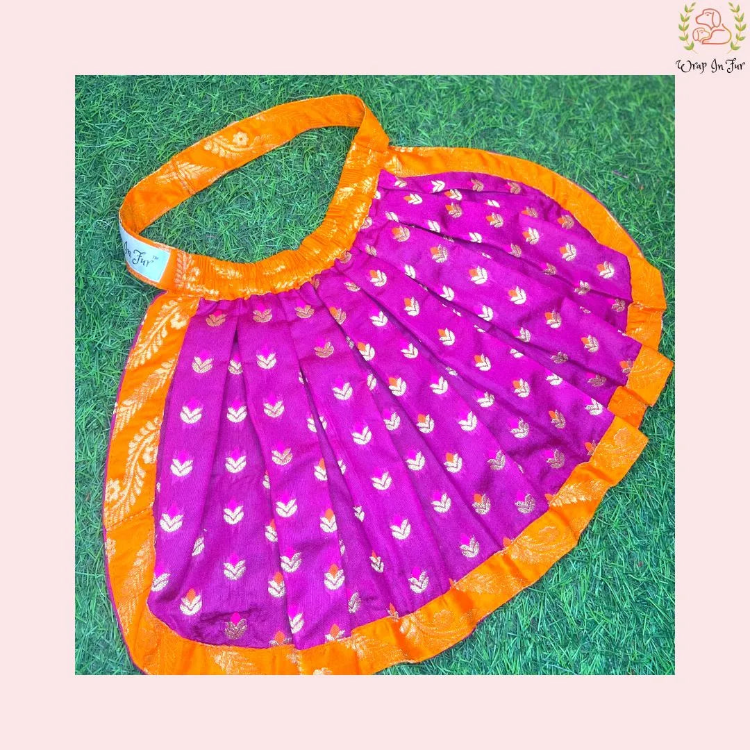 Kesari Dog Lehenga Choli