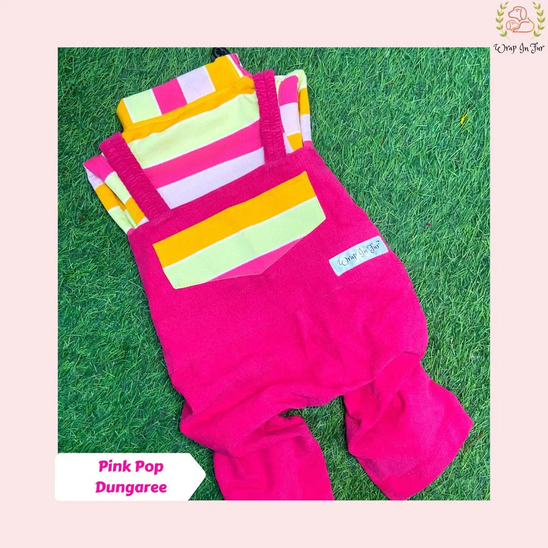 Pink Pop Dungaree