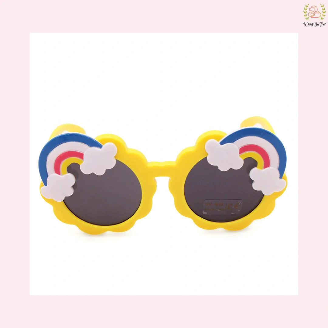 Yellow Rainbow Glasses