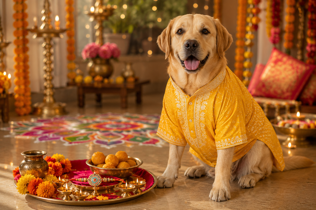 Best Rakhi Outfit for Labrador 