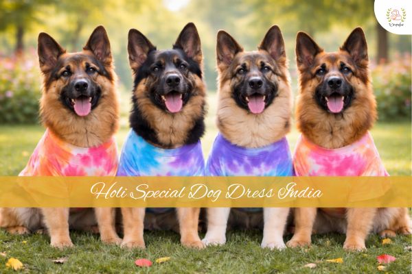 Holi Photoshoot Ideas with Dog