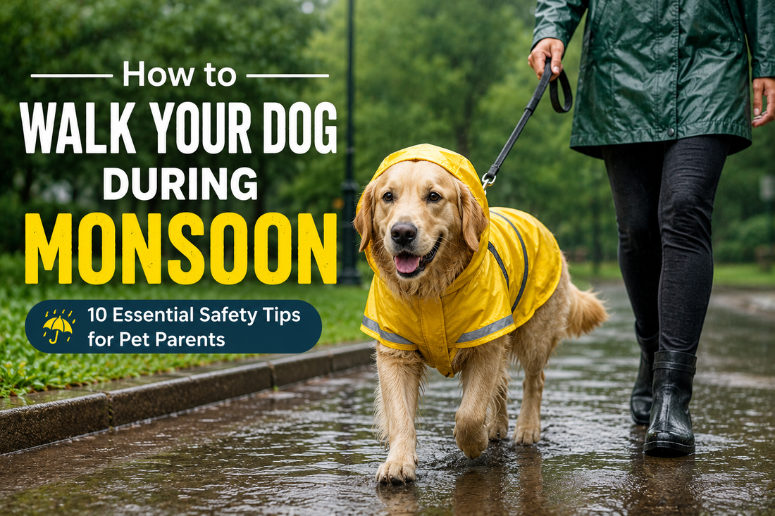 How to Walk Your Dog During Monsoon -Tips for Pet Parents