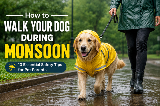 How to Walk Your Dog During Monsoon -Tips for Pet Parents