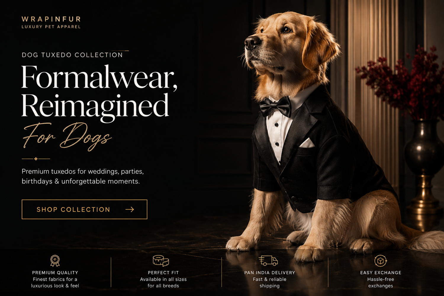 DOG TUXEDO