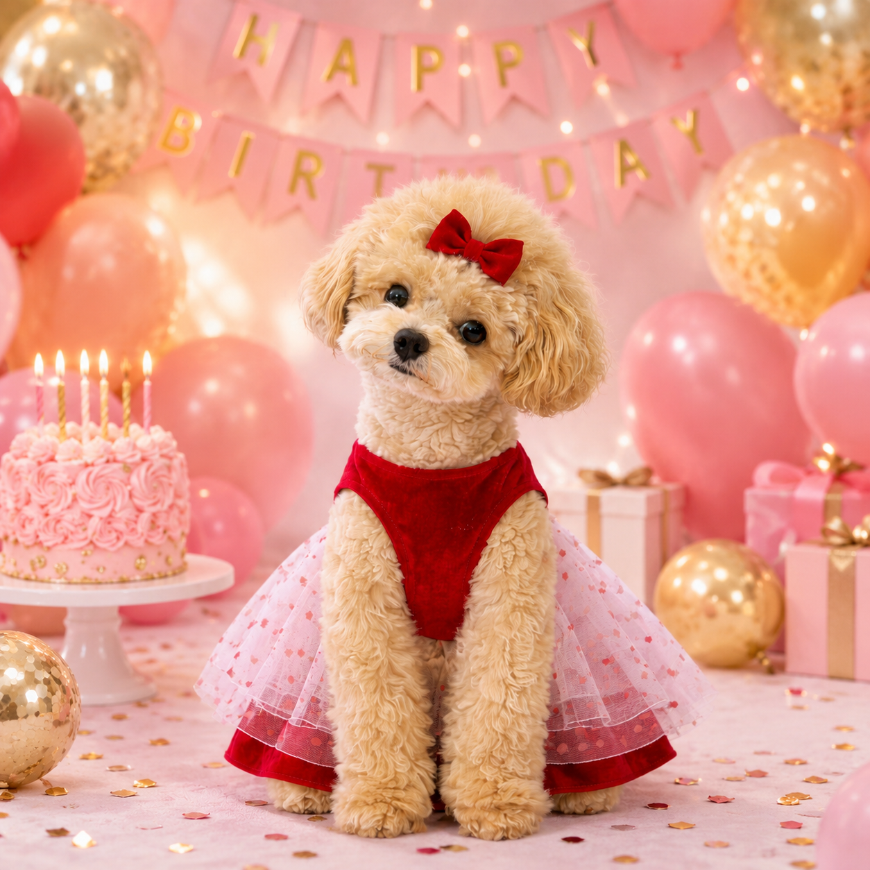 Female Dog Birthday Dress