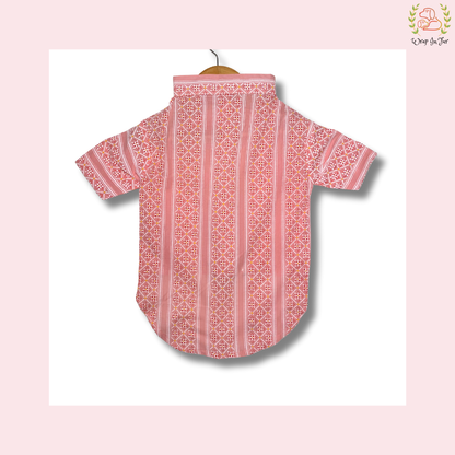 Peach Dog Kurta