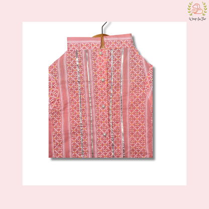 Peach Dog Kurta