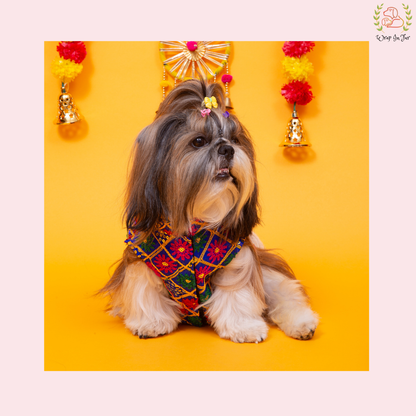 Blue Jhilmil Dog Jacket