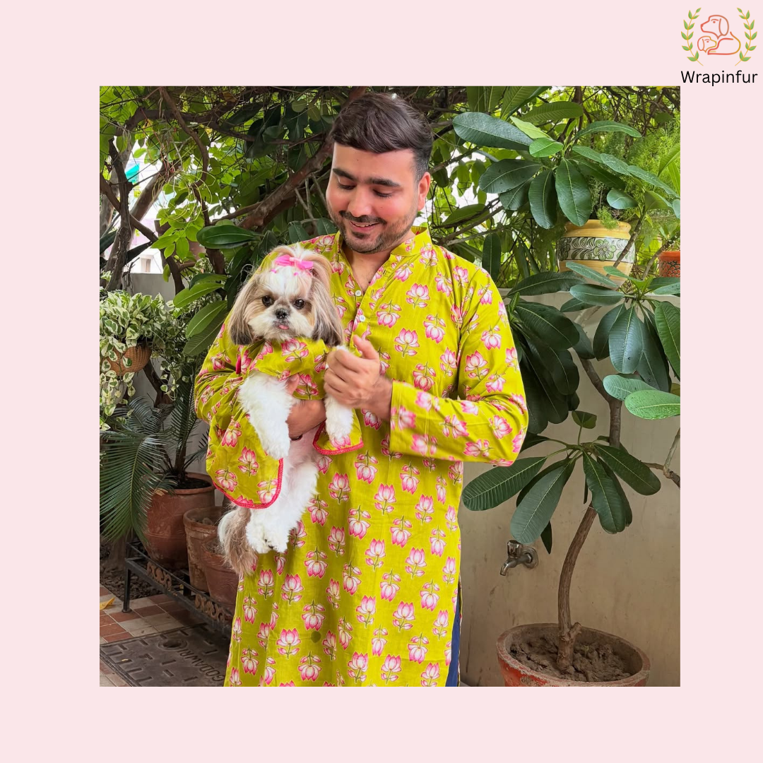 Green Lotus Desi Men Kurta
