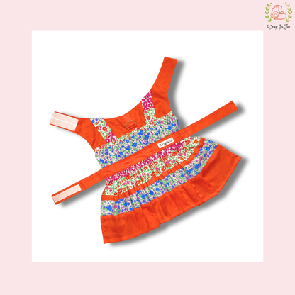 Orange Flower Frock
