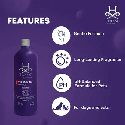 Hydra Groomers Volumizing Shampoo for Dogs & Cats 1L