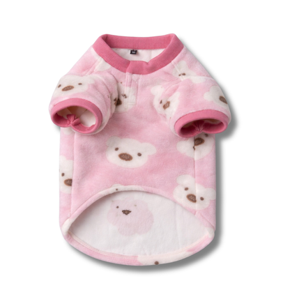 Pink Teddy Soft Winter Shirt: Cozy Winter Wear for All Breeds