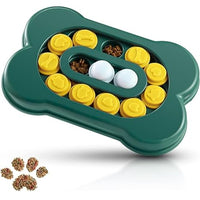 Adjustable Dog Puzzle Slow Feeder Bowl | IQ Training Toy