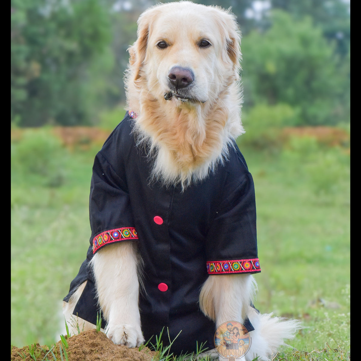 Black Mirror Work Dog Kurta