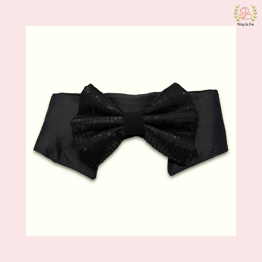 Black dog bow