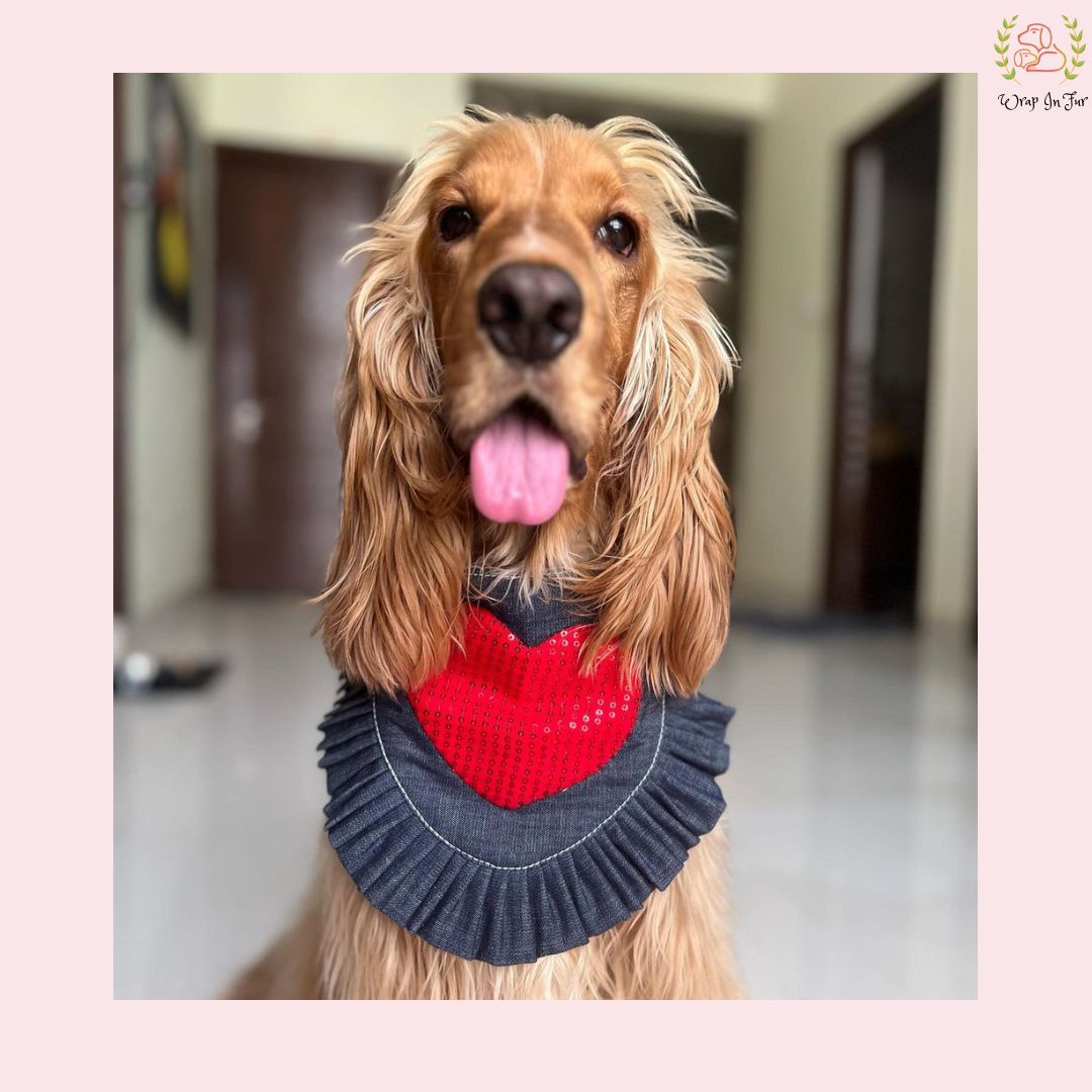 Bling Heart Bandana