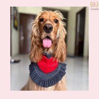 Bling Heart Dog Bandana