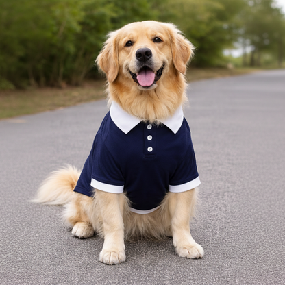 Blue Polo T-Shirt for Dog