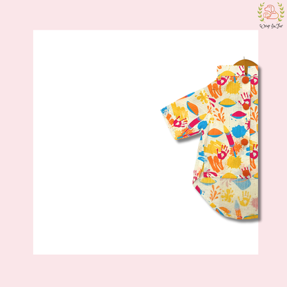 Blue Rangeen Dog Kurta - Colorful Indian Dog Ethnic Wear Dress