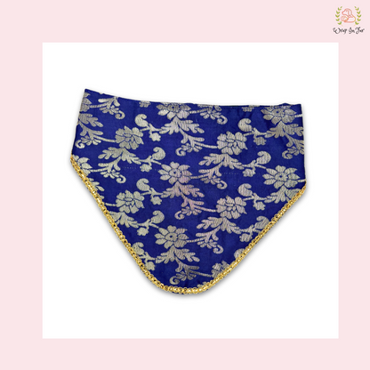 Blue Festive Bandana