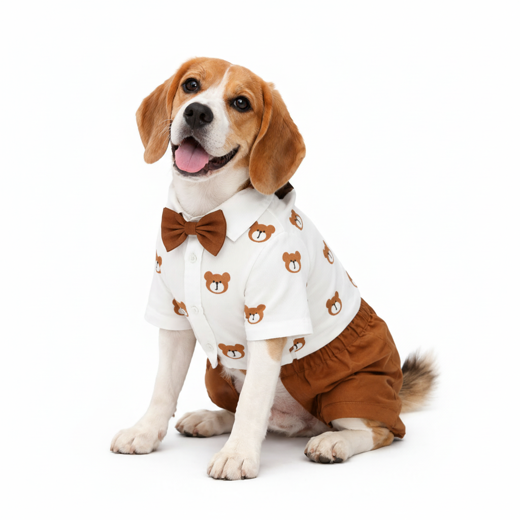 Pawfect Teddy Onesie Dog Dress