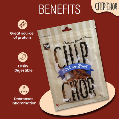 Chip Chops Fish On Stick Treats For Dog - 70 g