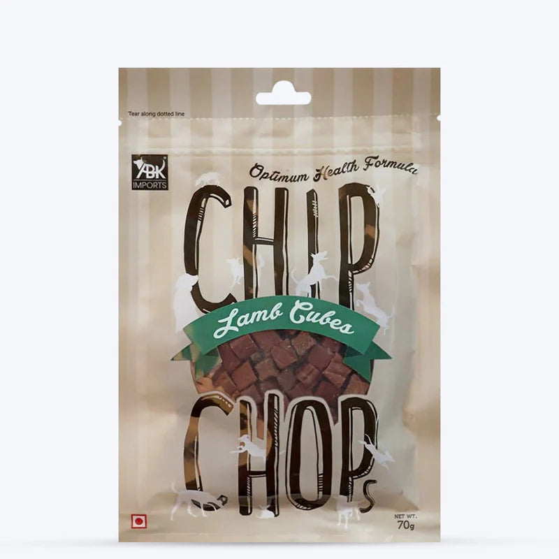 Chip Chops Lamb Cubes Dog Treats - 70g