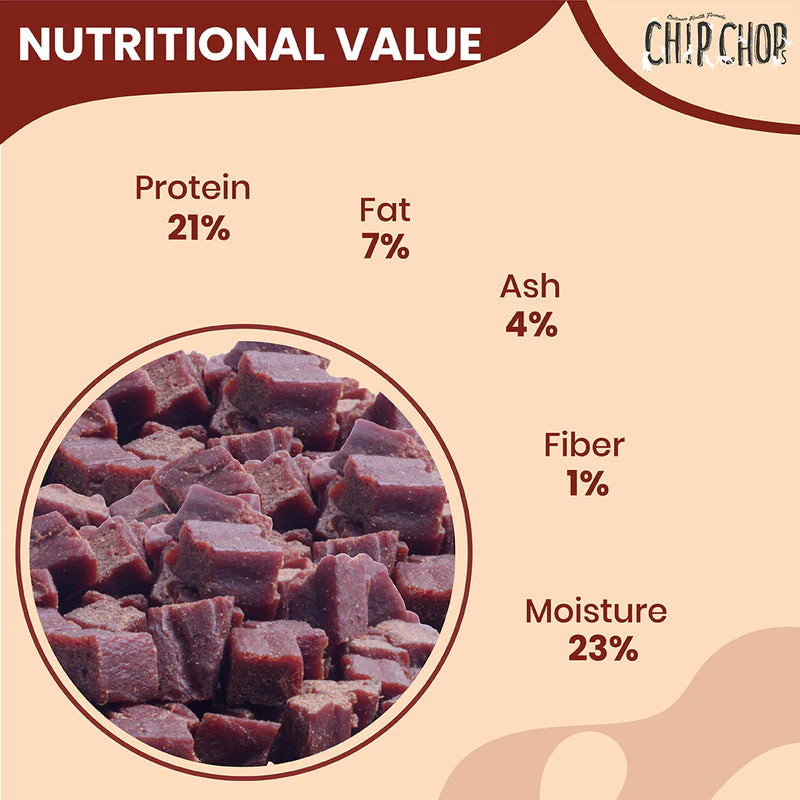 Chip Chops Lamb Cubes Dog Treats - 70g